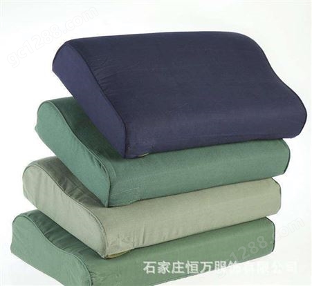 恒万服饰厂家 宿舍学生用定型枕 硬质棉高低枕头 硬质枕柔软透气