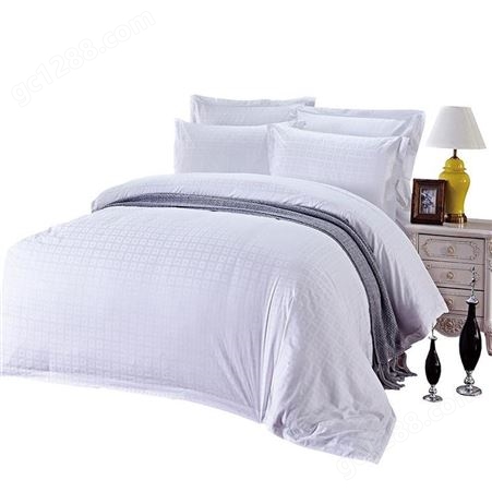 床上四件套 床单被套纯棉 亲肤简约活性印染 酒店风床上用品