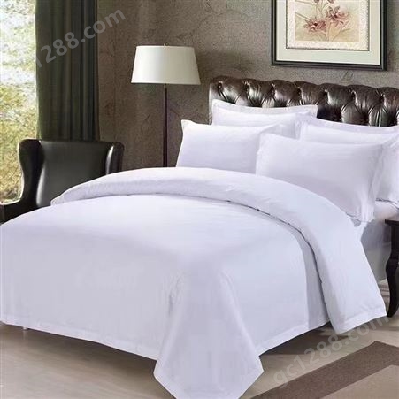床单被套 酒店宾馆民宿床上用品 四件套 全棉加厚型