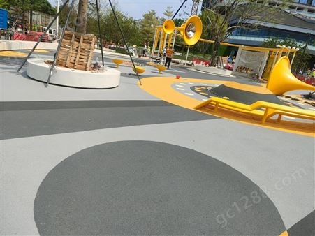 飓风运动场地 儿童乐园EPDM塑胶地垫 施工定制